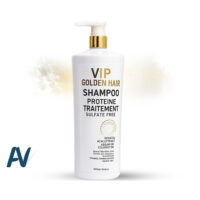 شامپو پروتئینه VIP Golden Hair مدل کراتینه بدون سولفات حجم 1000 میلی‌لیتر